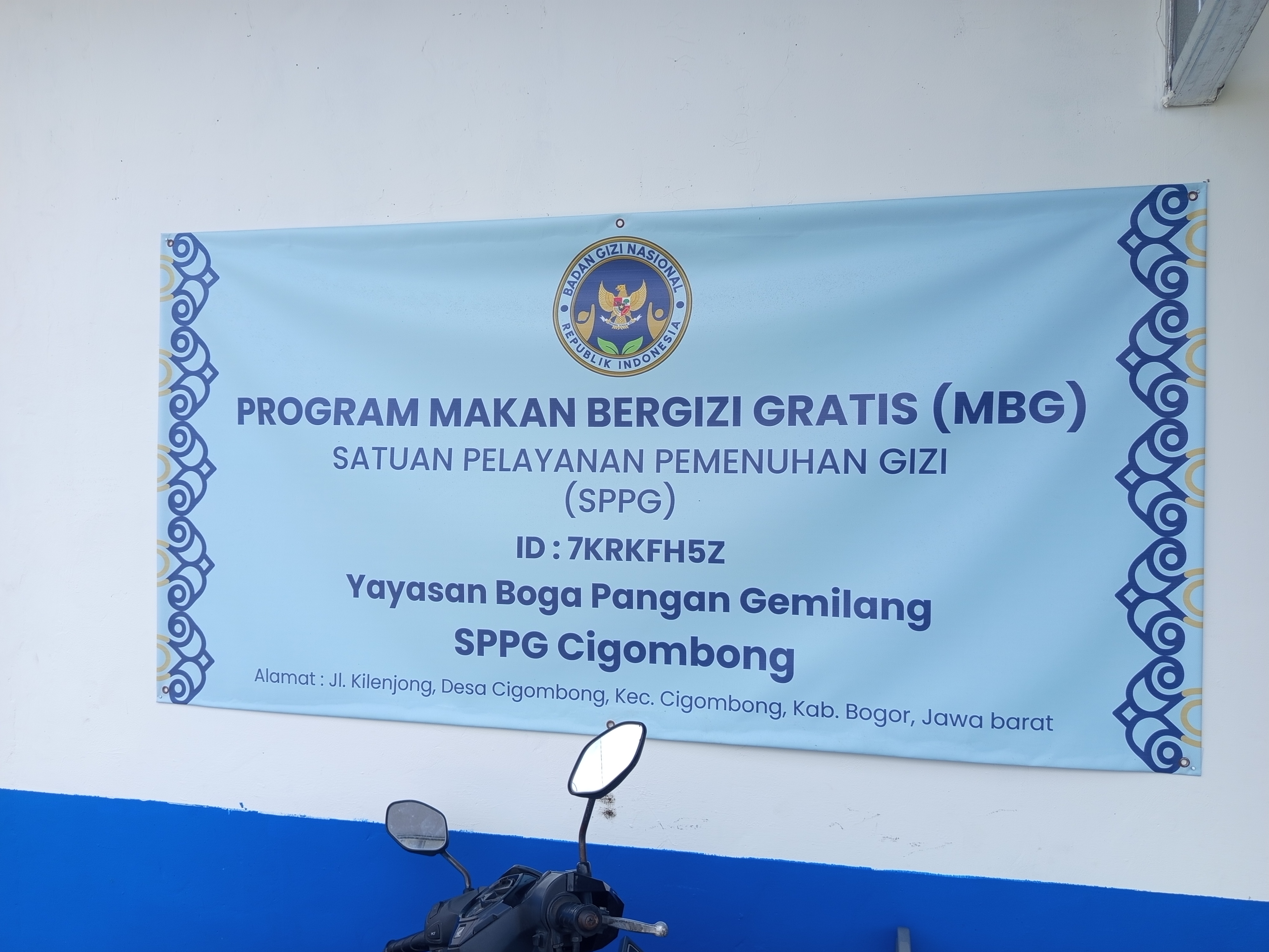 SPPG Cigombong 2 Pastikan IPAL Segera Dipasang Demi Penuhi Aturan Operasional